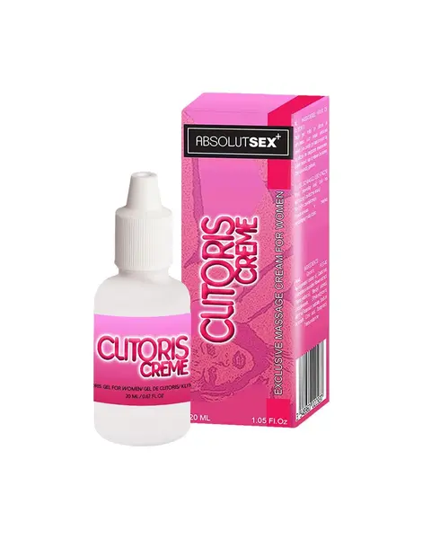 Cremă stimulantă pentru femei Absolut Sex - Clitoris Creme, intensifică plăcerea și sensibilitatea clitorisului, 20 ml