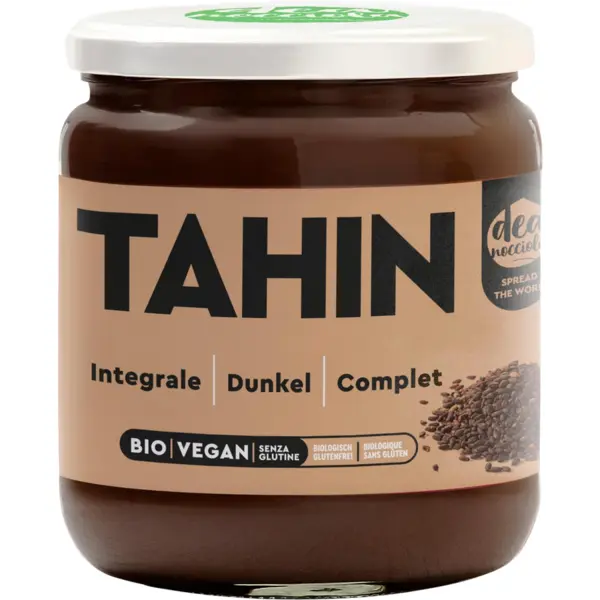 Crema Tahini Integrala din Seminte de Susan Prajite fara Gluten Ecologica/Bio 250g