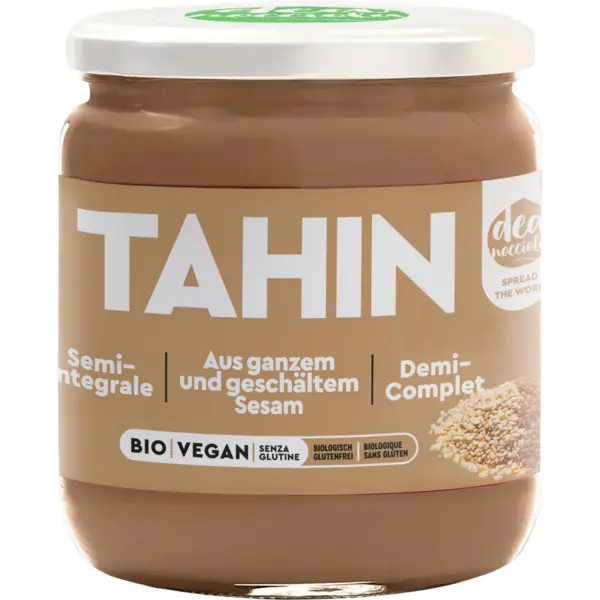 Crema Tahini Semi Integrala 50% Seminte Susan Decojite si 50% Seminte Susan Prajite fara Gluten Ecologica/Bio 250g