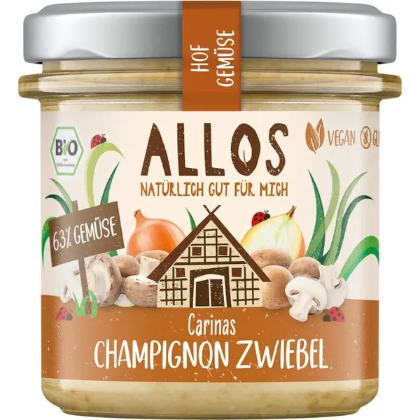 Crema tartinabila cu ceapa si ciuperci champignon, eco - 135 g