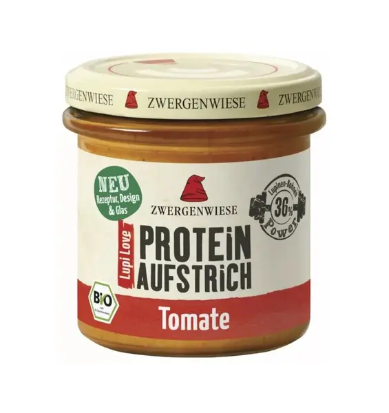 Crema tartinabila proteica cu lupin si tomate fara gluten, eco - 135 g