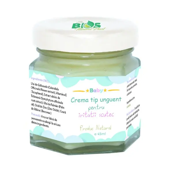 Crema tip Unguent pentru Iritatii Scutec, 45 ml Bios Mineral Plant