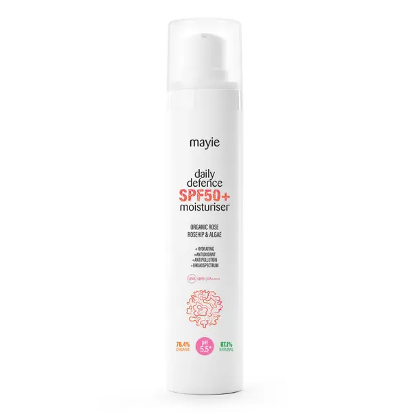 Cremă ultralejeră cu SPF 50+, Daily Defence SPF Moisturiser, 50ml, Mayie