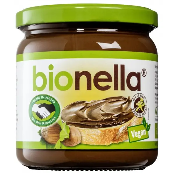 Crema vegana de alune cu ciocolata, eco - 400 g