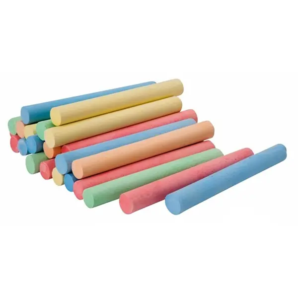 Creta color, rotunda anti-dust, 100buc/cutie, pentru tabla scolara, S-COOL