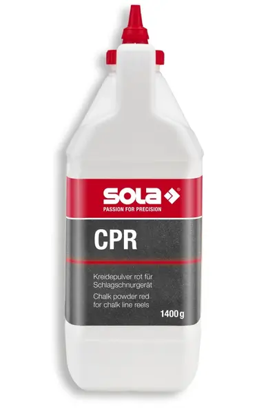 Creta de marcare pt. aparate de trasare cu sfoara, rosu CPR, 1400gr - Sola-66152201