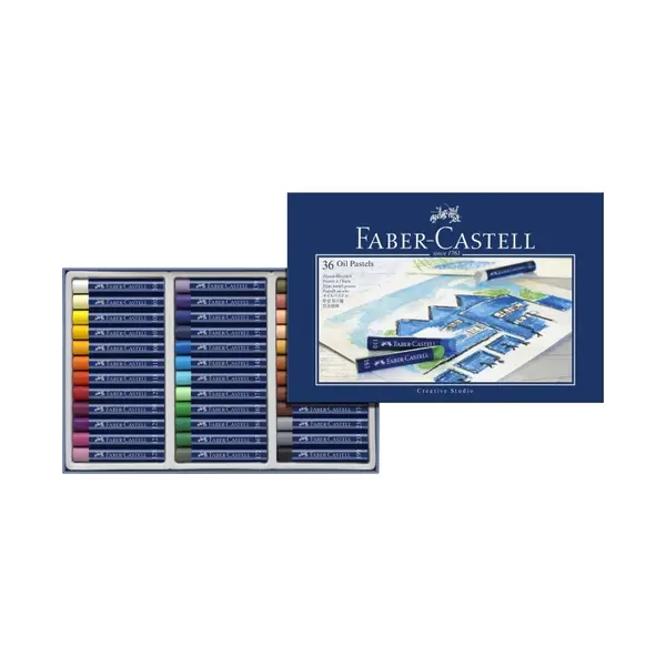 Creta uleioasa rotunda, 36culori/set, Faber-Castell