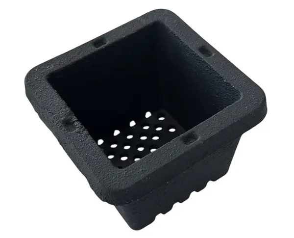Creuzet (focar) din fonta pentru Semineu pe peleti cu aer cald Fiama Fuoco 8 kW - (PIESA ORIGINALA)