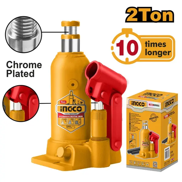 Cric Hidraulic 10T cu Extra Ridicare INGCO HBJ1004