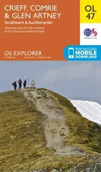 Crieff, Comrie & Glen Artney, Strathearn & Auchterarder. May 2015 ed, Sheet Map/Ordnance Survey