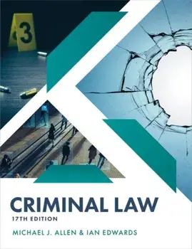 Criminal Law. 17 Revised edition, Paperback/***