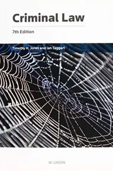 Criminal Law, Paperback/Dr I Taggart