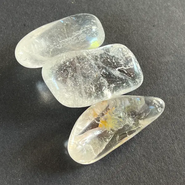 Cristal de stanca/ cuart incolor piatra rulata XL
