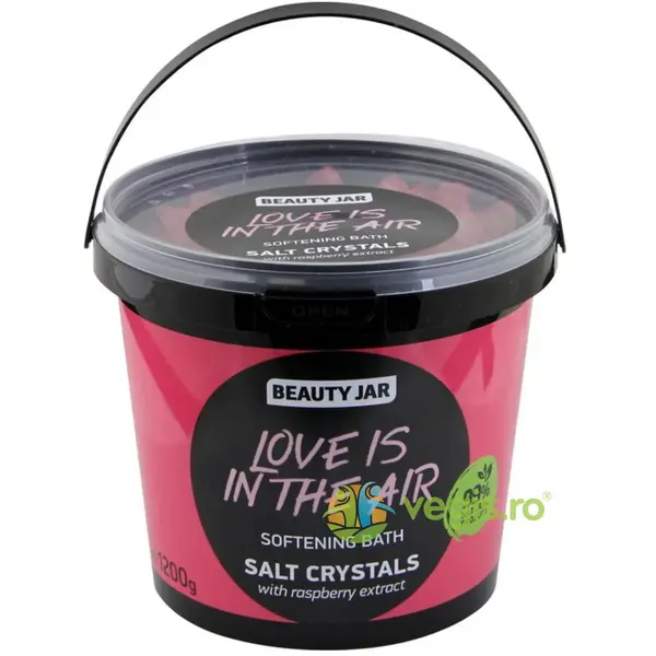 Cristale de Baie pentru Piele Catifelata cu Extract de Zmeura Love is in the Air 1.2kg