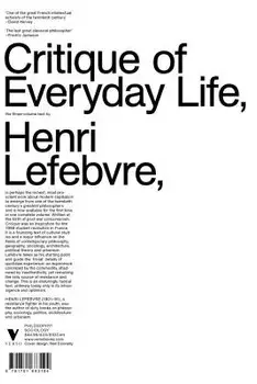 Critique of Everyday Life: The Three-Volume Text, Paperback/Henri Lefebvre