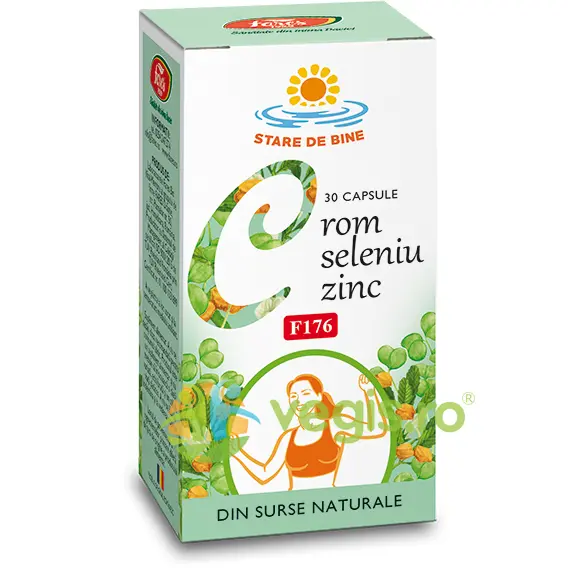 Crom + Seleniu + Zinc (F176) 30cps