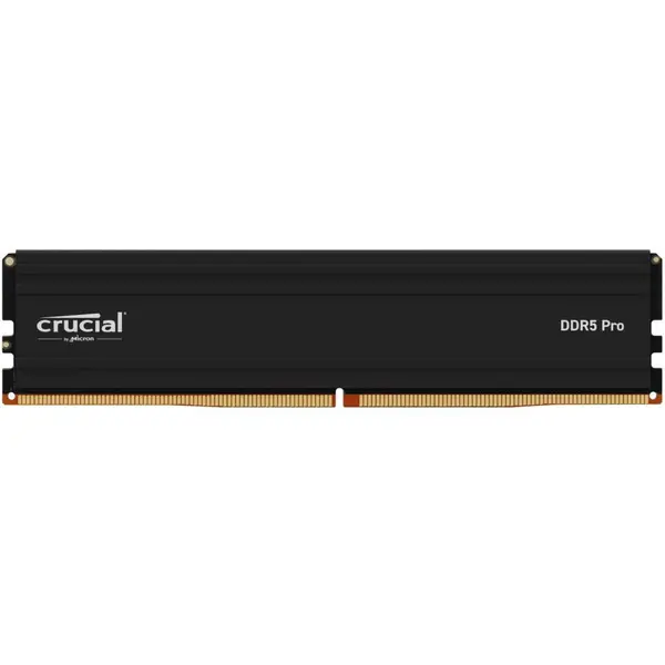 CRUCIAL Memorie RAM CRUCIAL DIMM PRO, capacitate 32GB, DDR5, frecventa 6000 Mhz, Negru