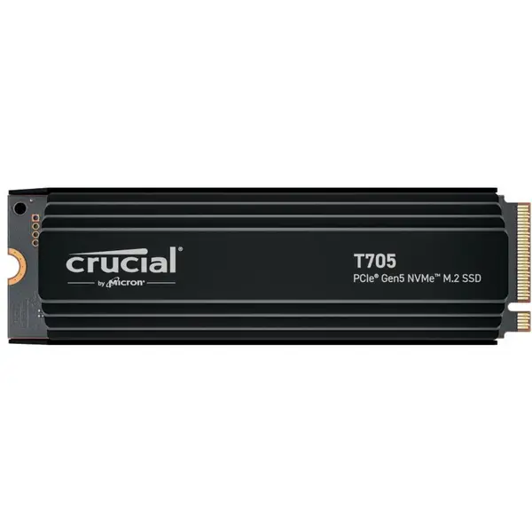 CRUCIAL SSD Crucial T705 Heatsink, capacitate 1TB, interfata PCI Express 5.0 x4, format M.2 2280