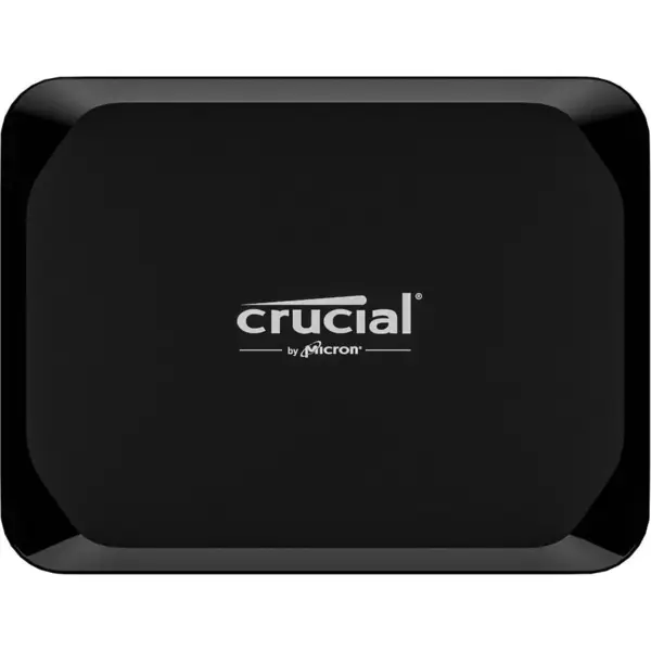CRUCIAL SSD extern Crucial X9 Portable, Capacitate 1 TB, Viteza de citire 1050 MBps, USB-C 3.2 Gen 2 (10 Gbit/s), Negru
