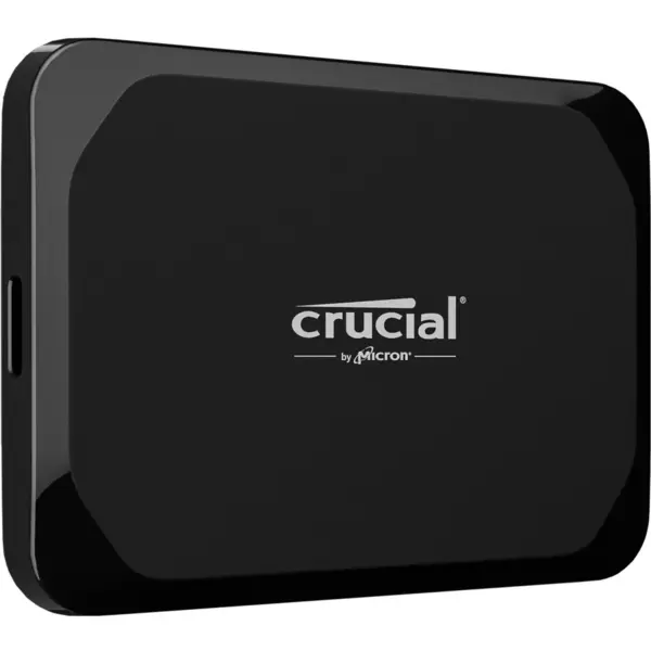 CRUCIAL SSD extern Crucial X9 Portable, Capacitate 2 TB, Viteza de citire 1050 MBps, USB-C 3.2 Gen 2 (10 Gbit/s), Negru