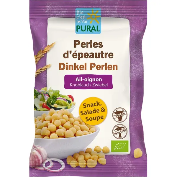 Crutoane din spelta cu usturoi si ceapa, eco - 125 g
