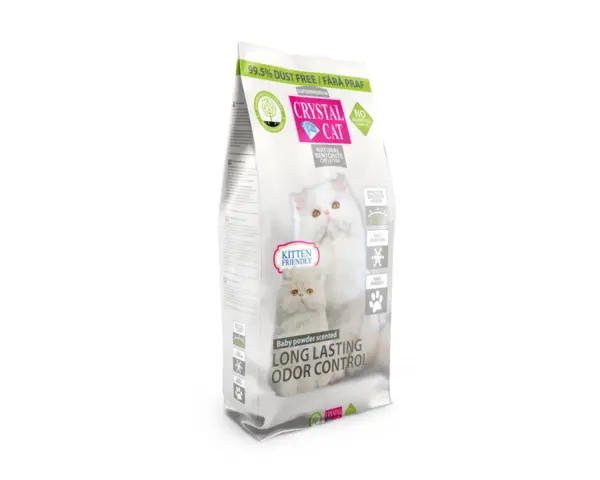 Crystal Cat Nisip Best Clumping Baby Powder 5 L