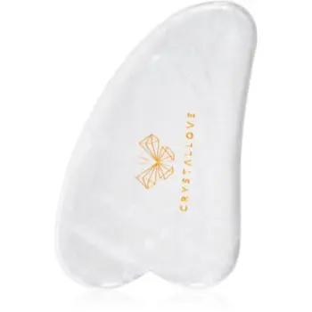 Crystallove Clear Quartz Gua Sha accesoriu de masaj