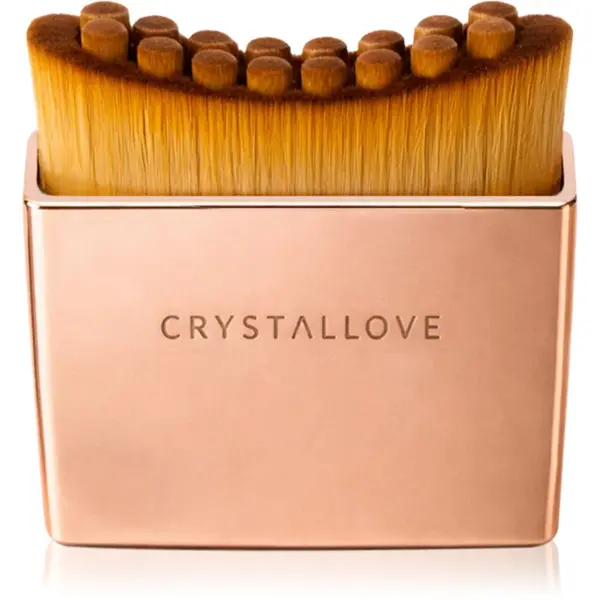 Crystallove Contour Face Brush accesoriu de masaj pentru fata, gat si piept 1 buc