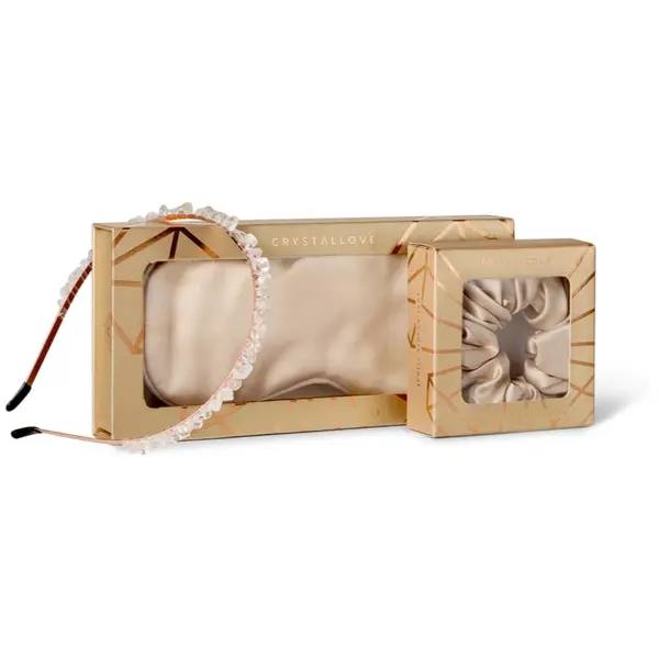 Crystallove Gold Silk Set set pentru păr