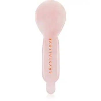 Crystallove Rose Quartz Spoon Eye Gua Sha accesoriu de masaj pentru zona ochilor