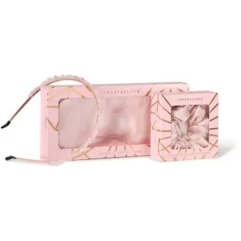 Crystallove Rose Silk Set set pentru păr