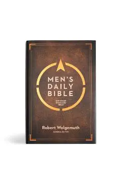 CSB Men's Daily Bible, Hardcover - Robert Wolgemuth