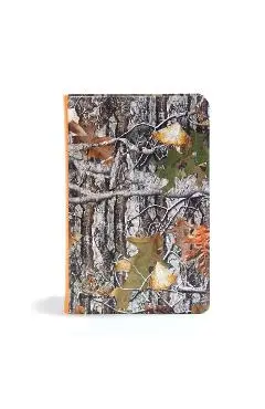 CSB Sportsman's Bible: Large Print Personal Size Edition, Mothwing Camouflage Leathertouch - Csb Bibles By Holman