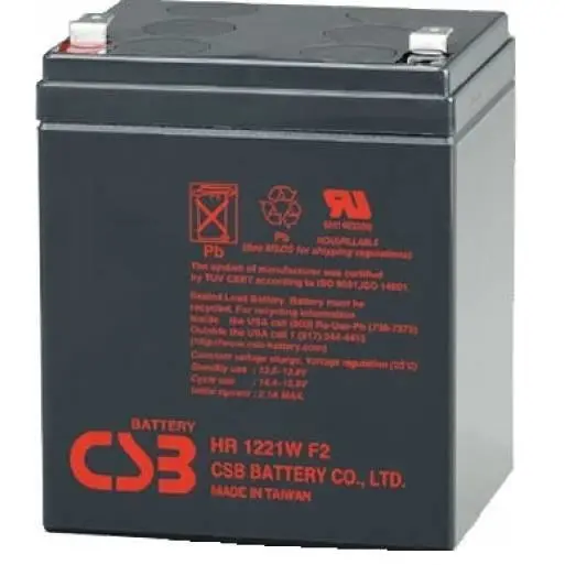 CSB UPS CSB 12V/ 5.2Ah HR1221WF2