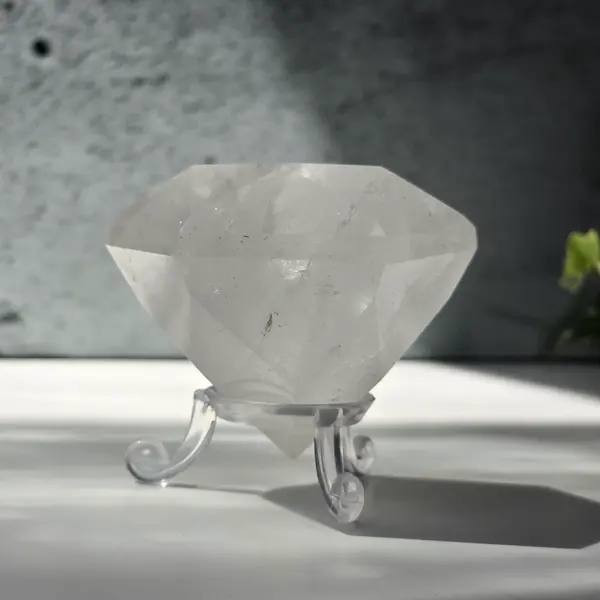 Cuart forma diamant cristal de stanca/cuart incolor m1