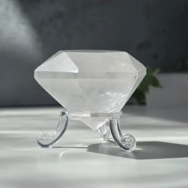 Cuart forma diamant cristal de stanca/cuart incolor model 9 A