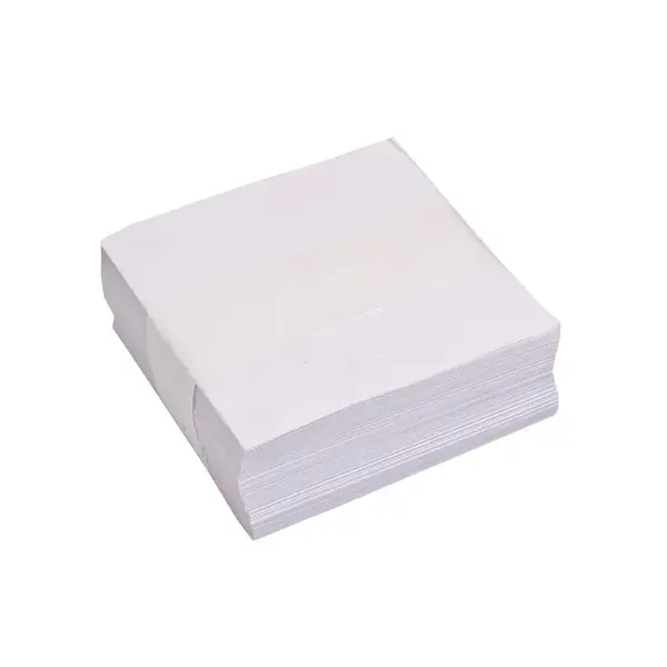 Cub hartie nelipit 9 x 9 cm 450 coli alb Cub hartie nelipit 9 x 9 cm 450 coli alb