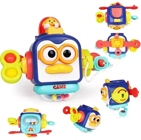 Cub multifunctional Montessori Activitati Senzoriale