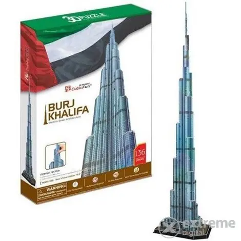 Cubic Fun Puzzle 3D Burj Khalifa