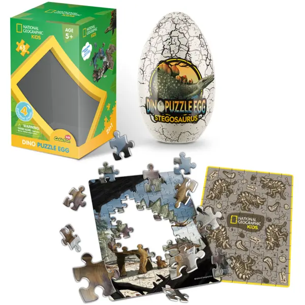 Cubic Fun Puzzle Cubic Fun Dino - Stegosaurus, 63 piese