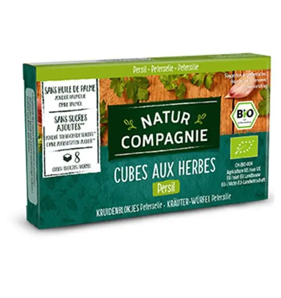 CUBURI BIO CU VERDETURI SI PATRUNJEL, 80G NATUR
