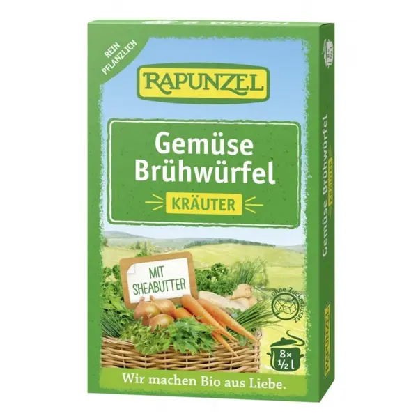 Cuburi de supa de legume cu ierburi 8buc, eco - 84 g
