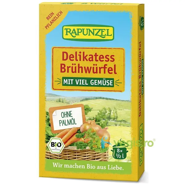 Cuburi de Supa de Legume Ecologice/Bio 8buc - 80g