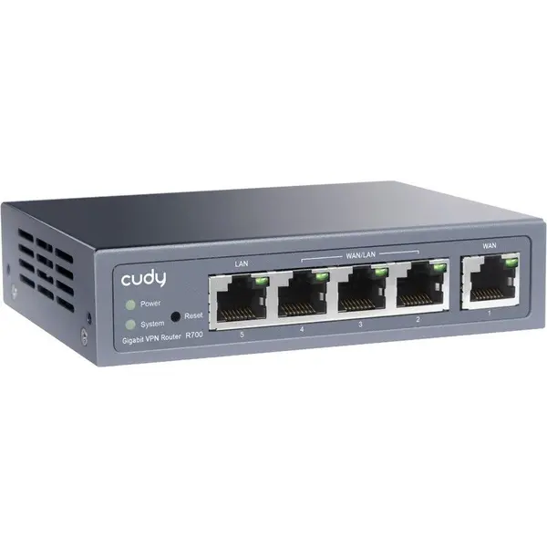 Cudy Router Cudy Gigabit R700 Multi-WAN VPN, Gri
