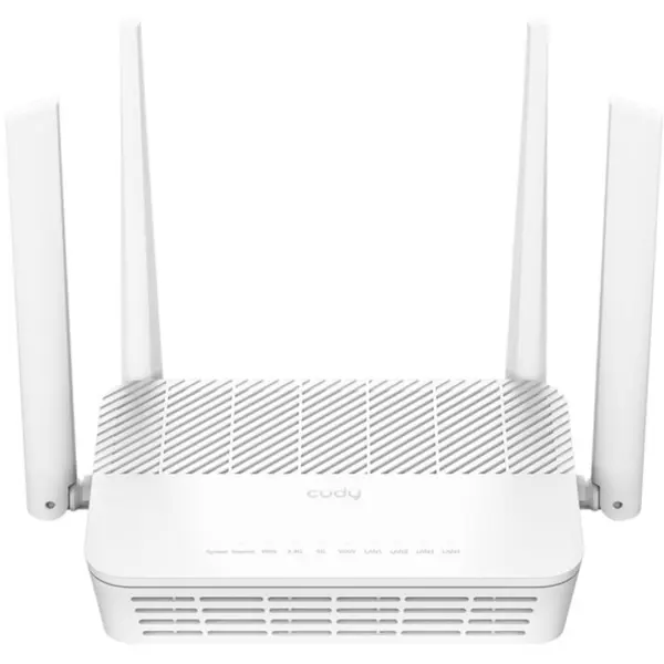 Cudy Router Wireless Cudy AX3000, Dual-Band, Wi-Fi 6, Dual-Core 1.3GHz, 2.5G Port, Cudy Mesh, Alb, WR3000H