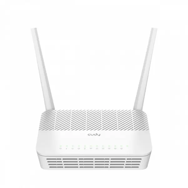 Cudy Router wireless, Cudy, GP1200, AC1200, GPON/EPON, 1xPON, 4xGigabit, Alb