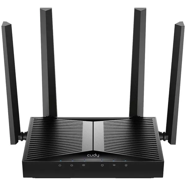 Cudy Router Wireless Cudy WR3600, BE3600, Dual-Band, Wi-Fi 7, Quad-Core 2.0GHz, 128MB/512MB Flash/RAM, Cudy Mesh, Negru