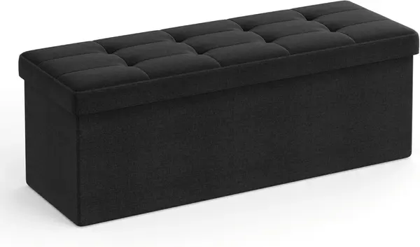 Cufar depozitare Negru Songmics 38 x 110 x 38 cm