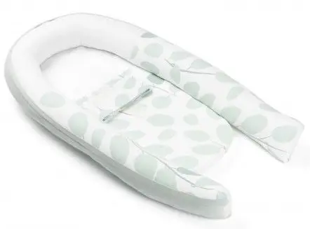 Cuib bebe Doomoo - Cocoon Leaves, Aqua Green