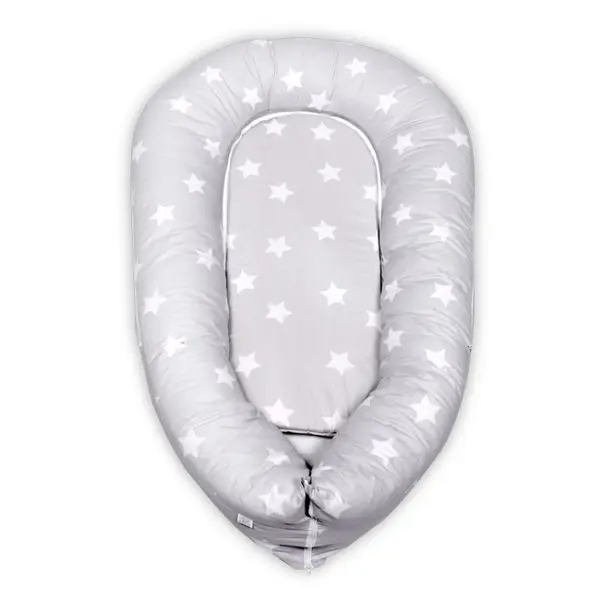 Cuib pentru bebeluși 3 în 1 Lorelli - Stars, gri